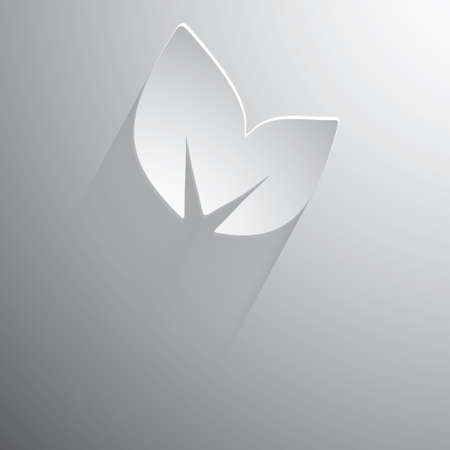 colored vector whit leafの写真素材