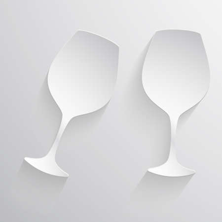 colored white glassesの写真素材
