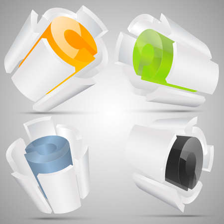3d for websites decoration gamesのイラスト素材