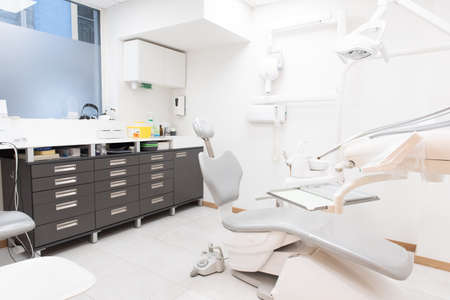 A white empty dental clinic officeの写真素材