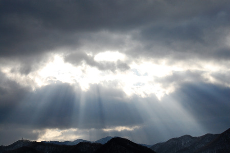 Beam of lightの写真素材