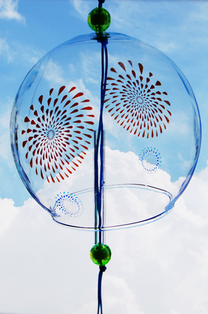 Wind chimesの写真素材