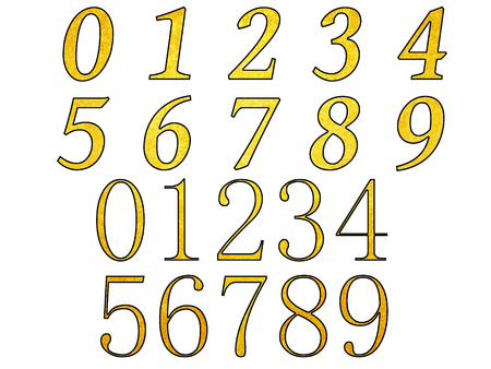 Numbersの写真素材