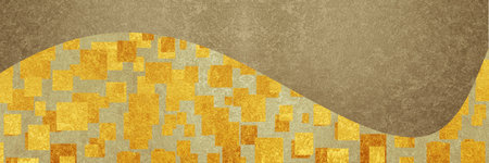 Gold leaf design