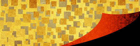 Gold leaf design