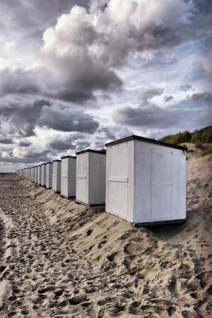 Beach cabinの写真素材