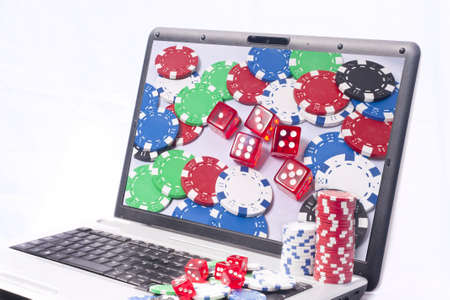 Online gamblingの写真素材
