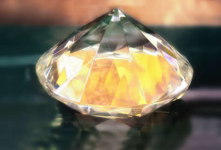 Glass diamondの写真素材