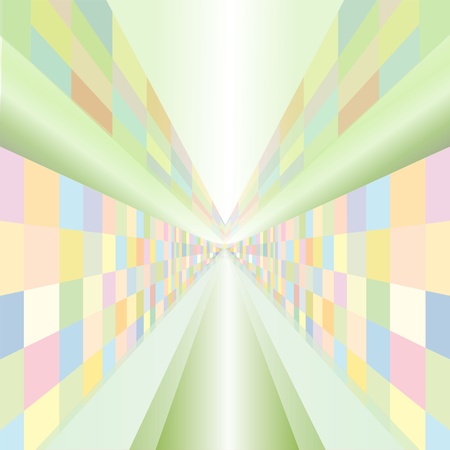 Modern subway stationのイラスト素材