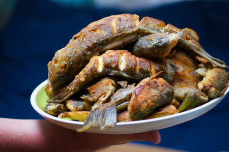                    	  grilled fish の写真素材