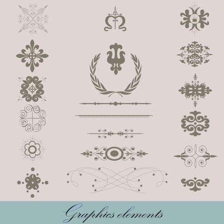 Graphics elementsのイラスト素材