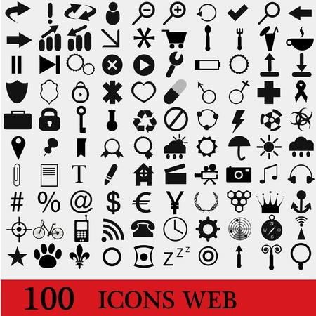 Icons webのイラスト素材