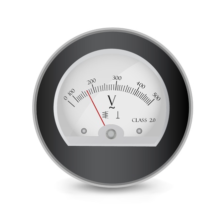 Vector voltmeterのイラスト素材