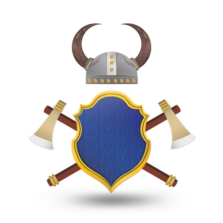 Coat of arms with white backgroundのイラスト素材