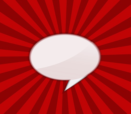 Abstract speech bubbleのイラスト素材