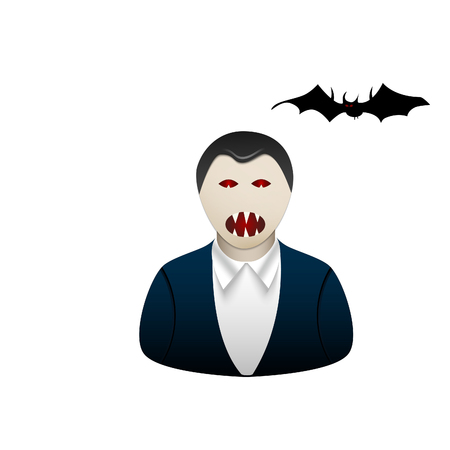 Icon vampire batのイラスト素材