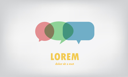 Speech bubble iconのイラスト素材