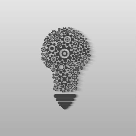 Brain Light bulbのイラスト素材