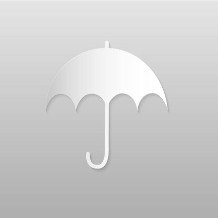 Origami vector umbrellaのイラスト素材