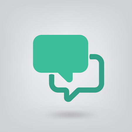 speech bubble icon.のイラスト素材