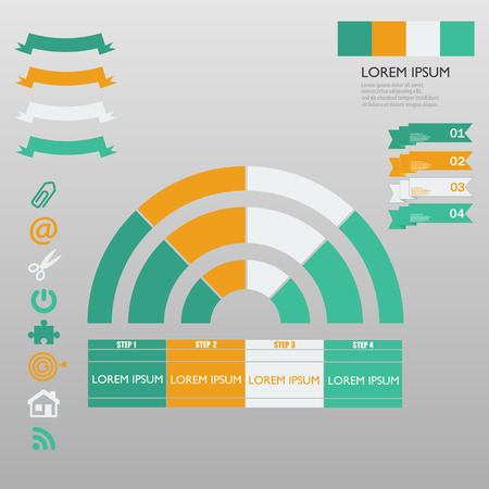 Graphic or website layout.のイラスト素材