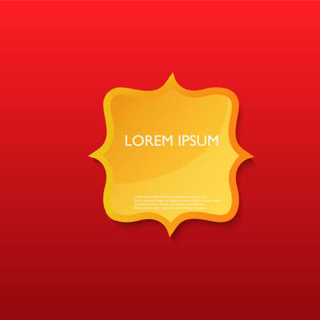 golden banner.のイラスト素材