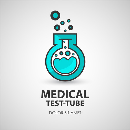 Test-tube icon. Business creative icon.のイラスト素材