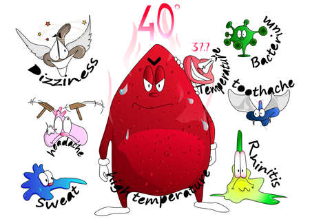 Respiratory diseaseのイラスト素材
