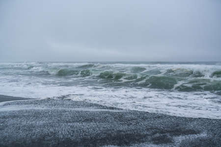 Halaktyr beach. Kamchatka. Russian federation.の写真素材