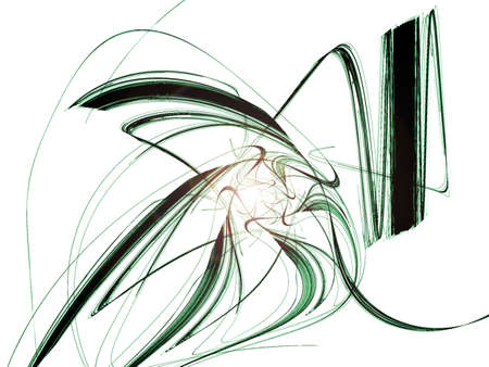 Abstract background with the image of green lines.の写真素材
