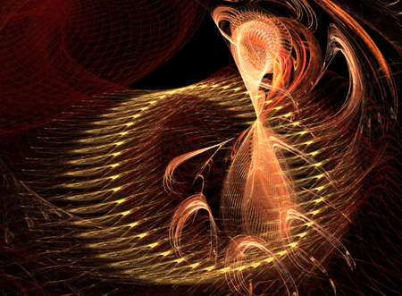 Abstract background with the image of wavy lines.の写真素材