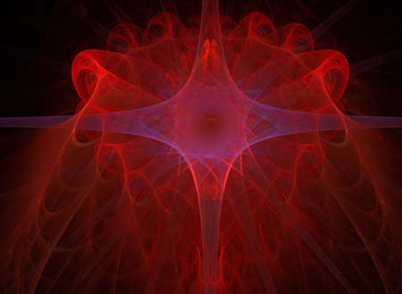 Abstract background from moving fires on black.の写真素材