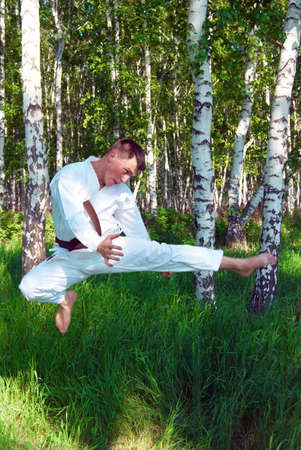 The karateka.の写真素材