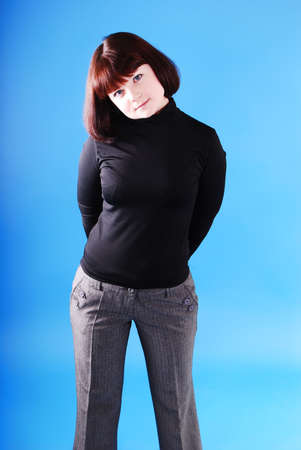 Portrait of beautiful woman.の写真素材