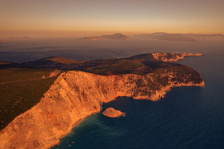 Sunset on Porto Katsiki beach