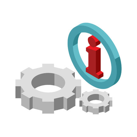 3d vector Isometric iconのイラスト素材