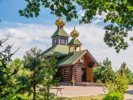 Orthodox hermitage in Odrynki, Podlaskie, Polandの写真素材