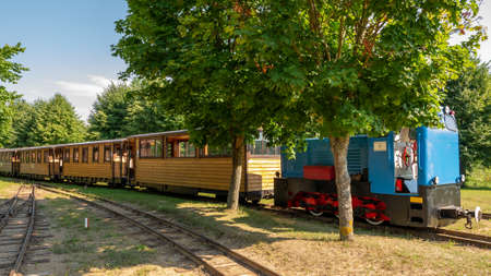 Narrow-gauge railway in HajnÃ³wek.の写真素材