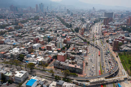 Aerial view of the city.の写真素材