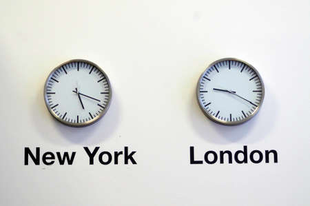 time zones symbol on the wall