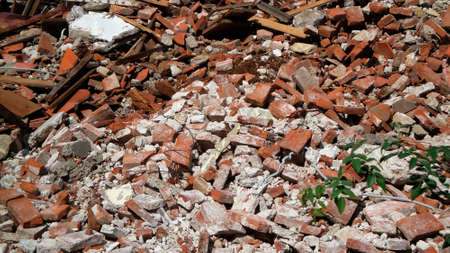 construction waste prior to disposal