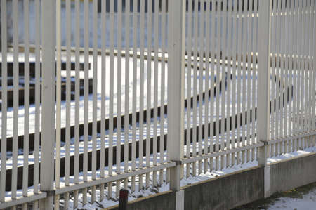 Railway route in public transportationの写真素材