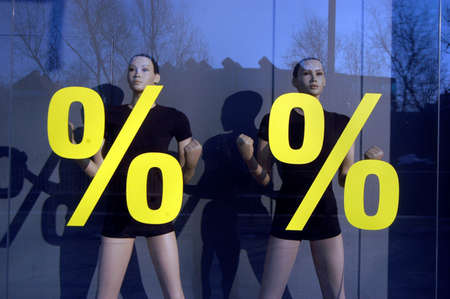 sale in retail, selling goods cheaper