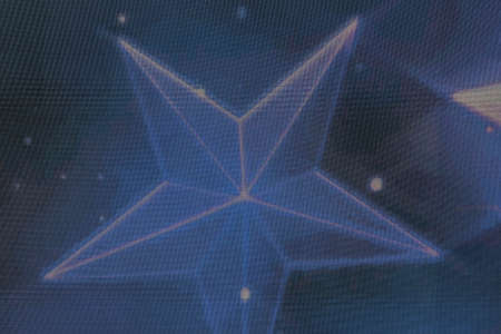 star symbol on a screen