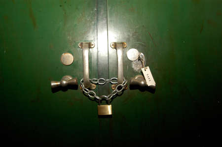 bank vault for keeping money and valuables