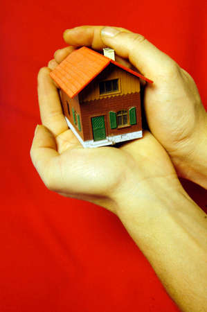 single family detached home buildingの写真素材