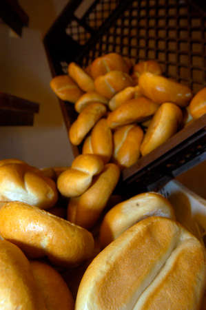 buns and bread rolls from the bakery