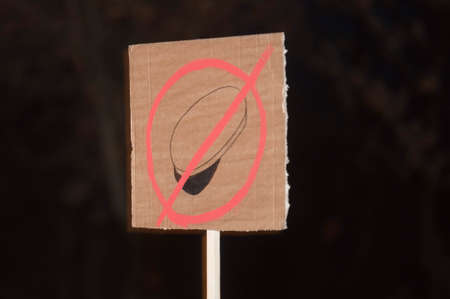 Ban of student fraternity sign