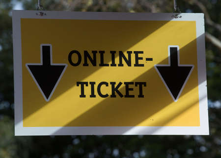Online ticket, digital shopping for artistic and cultural events
