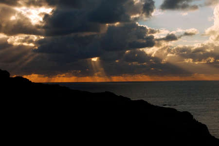 coastal ocean environment in the summer, holidays at the seaの写真素材